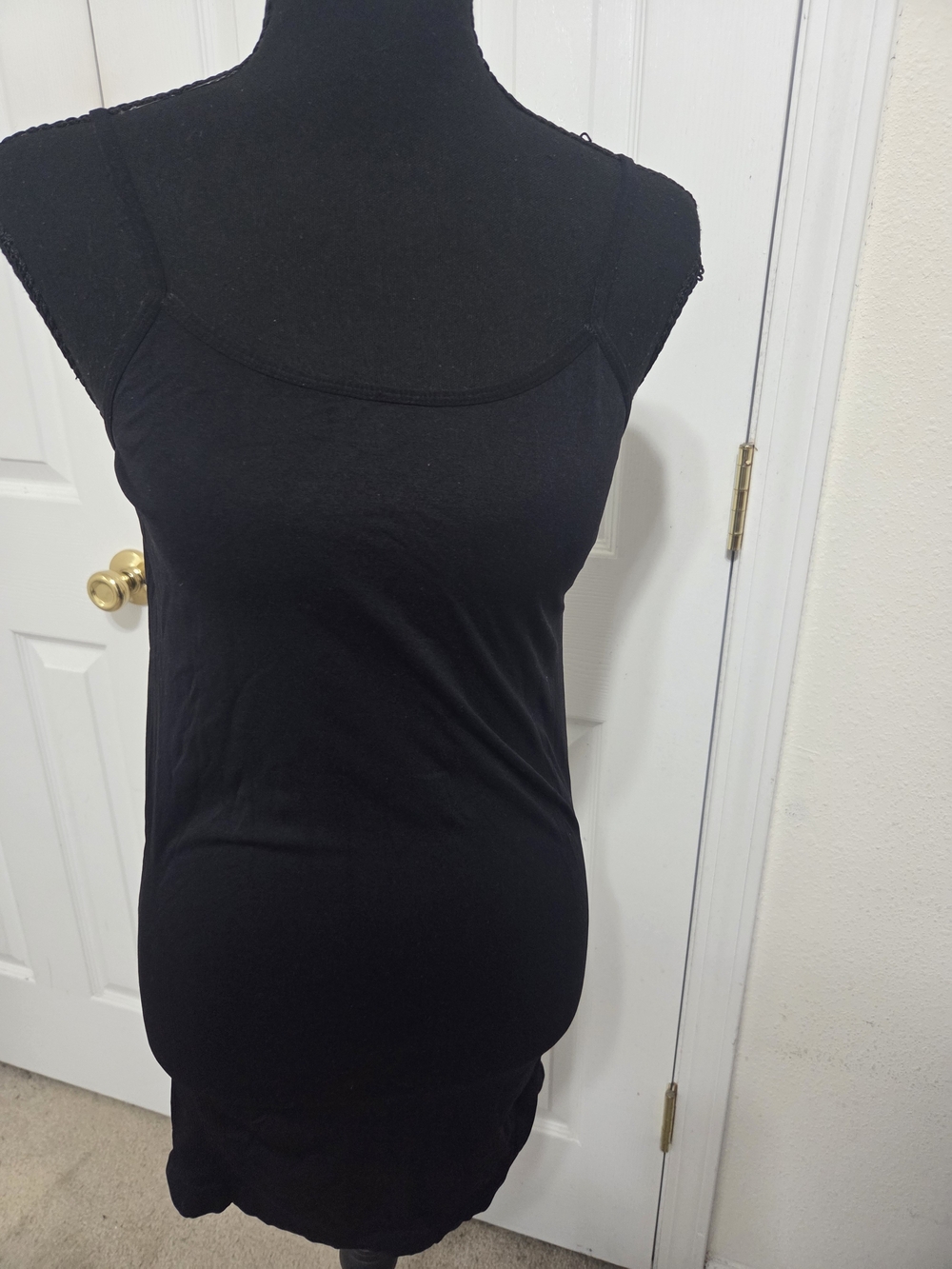 Women’s Black Spaghetti-Strap Camisole